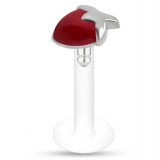 Piercing micro-labret PTFE 127 - Fraise