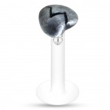 Piercing micro-labret PTFE 129 - Coeur