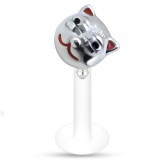 Piercing micro-labret PTFE 93 - Chat