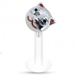 Piercing micro-labret PTFE 93 - Chat