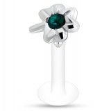 Piercing micro-labret PTFE 135 - Trêfle