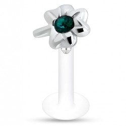 Piercing micro-labret PTFE 135 - Trêfle