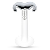 Piercing micro-labret PTFE 96 - Moustache