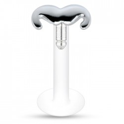 Piercing micro-labret PTFE 96 - Moustache