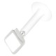 Piercing labret téflon 36 - Losange blanc