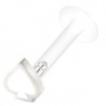 Piercing labret téflon boule blanc (35)