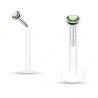 Piercing micro-labret téflon 02 - Cristal vert-pomme