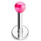 Piercing micro-labret acry 47 - Perle brillante rose