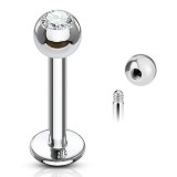 Piercing micro-labret 79 - 1mm strass