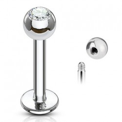 Piercing micro-labret 79 - 1mm strass