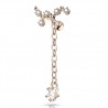 Piercing hélix 162 - Rose constellation avec chainette