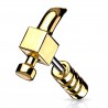 Cartilage hélix, tragus 44 - Marteau gold-ip jaune