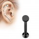 Piercing micro-labret 94 - Cercle plat noir
