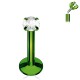 Piercing micro-labret 16 - PVD vert cristal transparent
