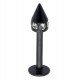 Piercing micro-labret 73 - Plaqué-titane néon noir pointe cristaux