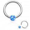 Piercing micro-bcr 130 - Opale bleue