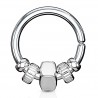 Piercing micro-bcr 149 - Gris breloques vintages