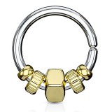 Piercing micro-bcr 149 - Jaune breloques vintages