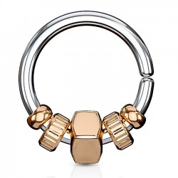 Piercing micro-bcr 149 - Rose breloques vintages