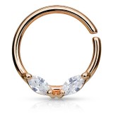 Piercing micro-bcr 54 - Rose deux pétales