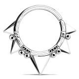 Piercing micro-bcr 186 - Gris pointes
