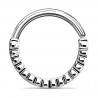 Piercing micro bcr avec rainures gris (189)