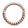 Piercing micro-bcr 189 - Rose avec rainures