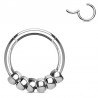 Piercing micro-bcr 144 - Gris avec six billes