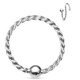 Piercing micro-bcr 53 - Gris vrillé