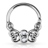 Piercing micro-bcr 57 - Gris papillon