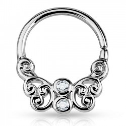 Piercing micro-bcr 57 - Gris papillon