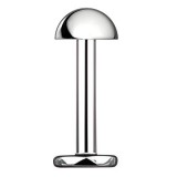 Piercing labret 167 - Demi-boule grise