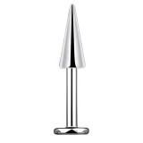 Piercing micro-labret 168 - Longue pointe grise