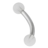 Piercing pour arcade acry boule transparente (07)