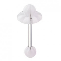 Piercing langue coquine motif donuts beach ball transparent avec embouts boule (08)