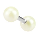 Cartilage hélix, tragus boules perles jaunes (37)