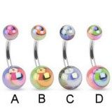 Piercing nombril UV 76 - Luisant B