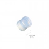 Plug courbe en opalite aurora artificielle (OR176)