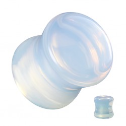 Plug courbe en opalite aurora artificielle (OR176)