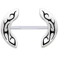 Piercing téton barbell 27 - Tribal D