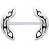 Piercing téton barbell 27 - Tribal D