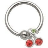 Piercing micro-bcr 63 - Cerise