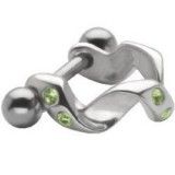 Piercing hélix 86 - Anneau vrillé