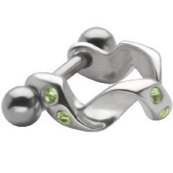 Piercing hélix 86 - Anneau vrillé