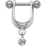 Piercing hélix 97 - Bouclier fleur