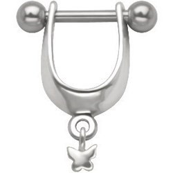 Piercing hélix 98 - Bouclier papillon