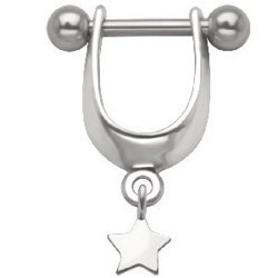 Piercing hélix 99 - Bouclier étoile