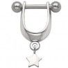 Piercing hélix 99 - Bouclier étoile