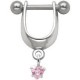 Piercing hélix 100 - Bouclier coeur