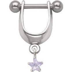 Piercing hélix 101 - Bouclier étoile